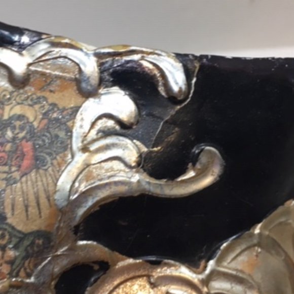 Unique Carnival Venetian Mask Doctor of The Plague w/Gold Embellishment & Pics - Picture 12 of 16